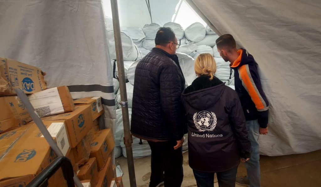 OCHA Delegation Visits Beit Lahiya Development Association to Boost Cooperation