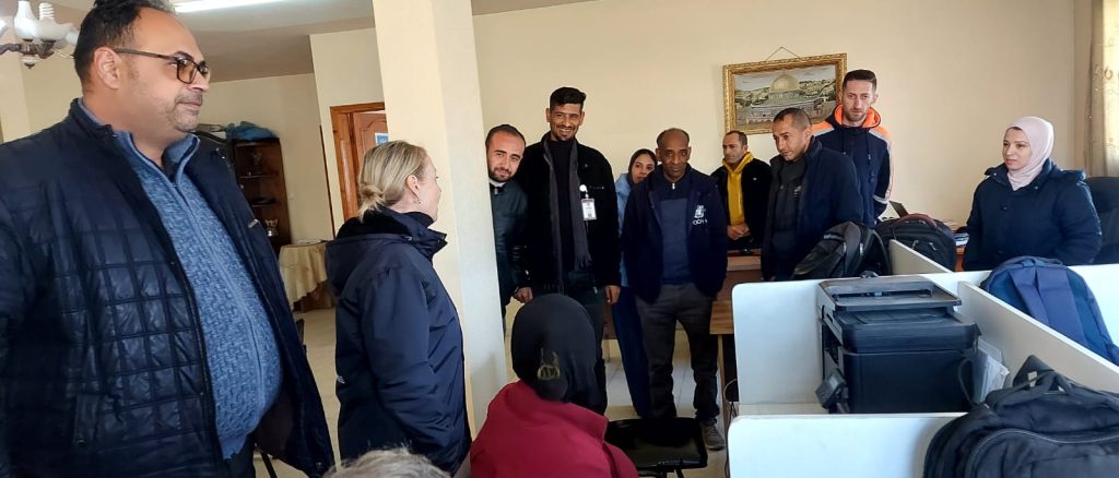 OCHA Delegation Visits Beit Lahiya Development Association to Boost Cooperation