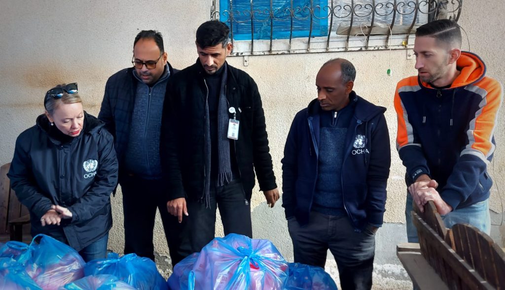 OCHA Delegation Visits Beit Lahiya Development Association to Boost Cooperation