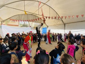 Recreational activities for students, Supported by (We World)