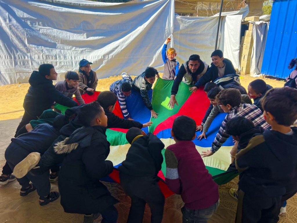 Recreational activities for students, Supported by (We World)