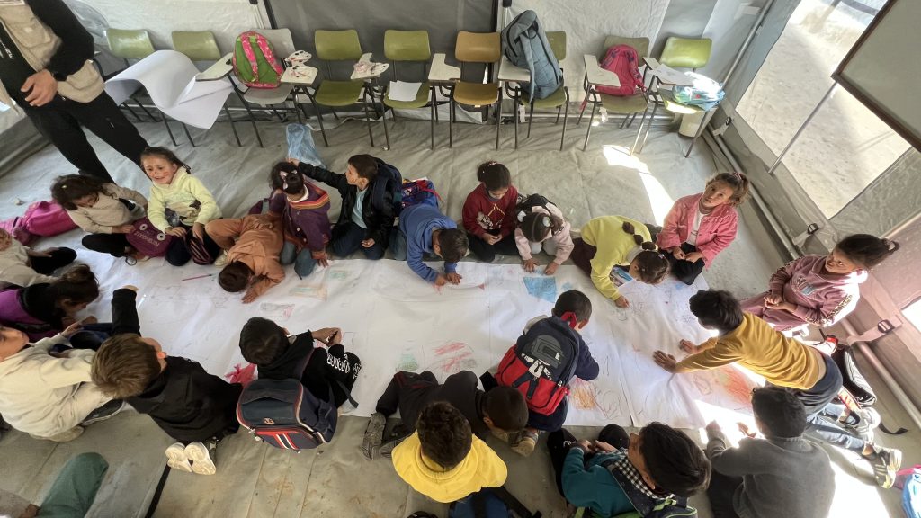 Recreational activities for students, Supported by (We World)