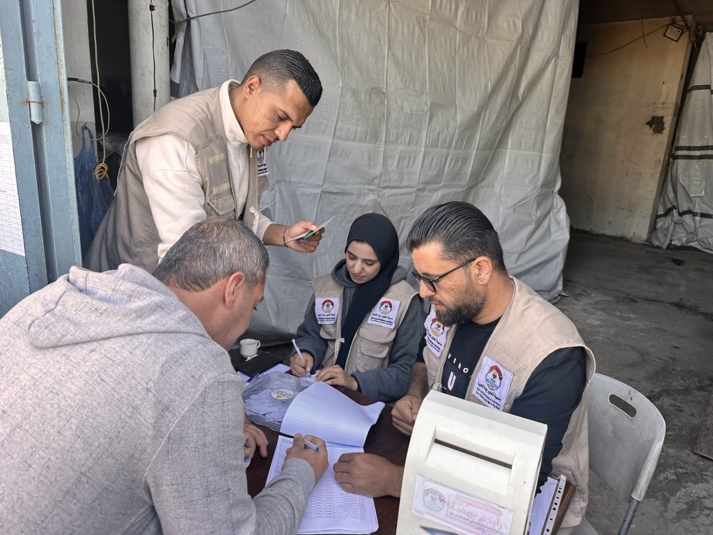 Emergency Food Parcel Distribution, Supported by (WCK)