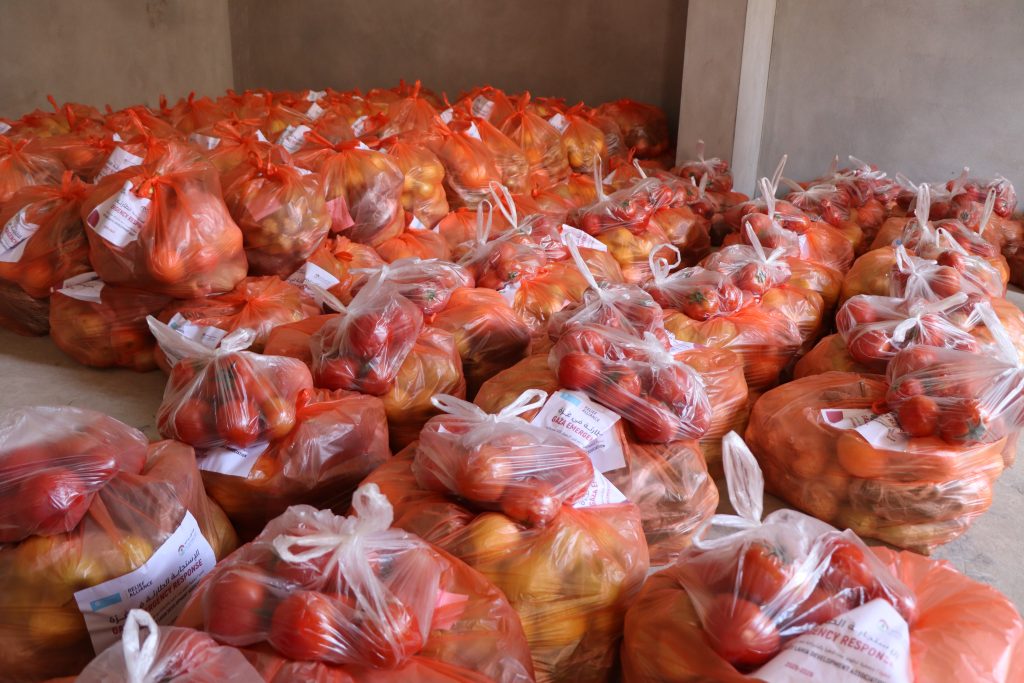 Integrated Response to Combat Malnutrition in Partnership with (SOS) Palestine and (DRA)