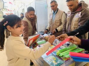 توزيع قرطاسية تعليمية لطلاب مدرسة تطوير بيت لاهيا بالشراكة مع (Tdh)