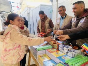 توزيع قرطاسية تعليمية لطلاب مدرسة تطوير بيت لاهيا بالشراكة مع (Tdh)