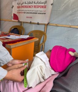 استجابة طارئة للحد من سوء التغذية بالشراكة مع (SOS) فلسطين وتمويل من (DRA)