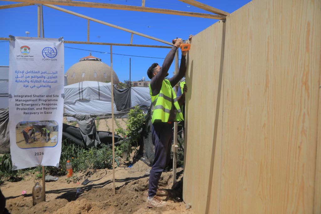Installation and Equipment of 53 Tents for Displaced Families in Partnership with IOM