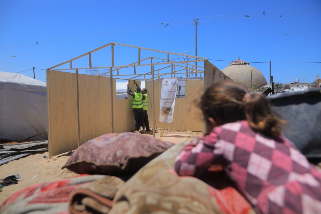 Installation and Equipment of 53 Tents for Displaced Families in Partnership with IOM