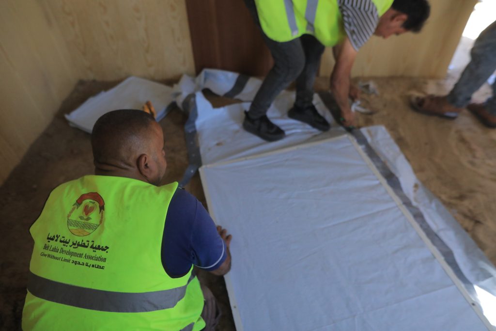 Installation and Equipment of 53 Tents for Displaced Families in Partnership with IOM