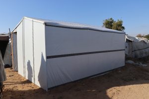 Installation and Equipment of 53 Tents for Displaced Families in Partnership with IOM