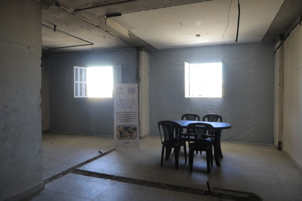 Implemented the repair of 300 houses for affected families in Gaza strip in Partnership with (IOM)