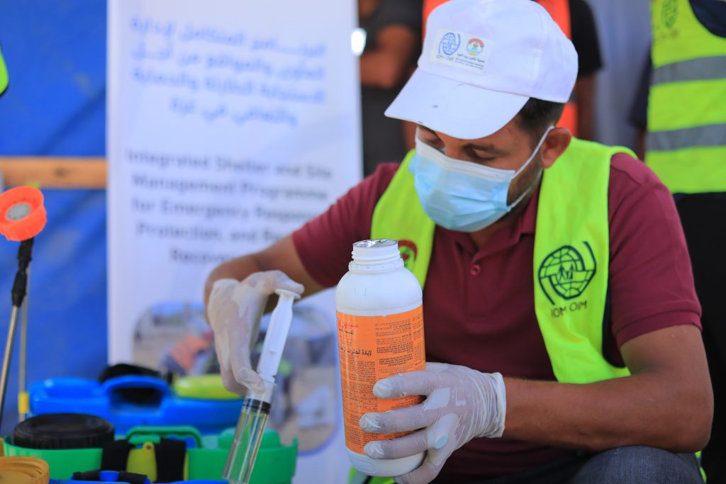 Sustained Efforts for Disease Vector and Rodent Control in Shelter Sites in Partnership with (IOM)