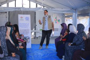 جهود مستمرة لمكافحة نواقل الأمراض والقوارض في مراكز الإيواء بالشراكة مع (IOM)