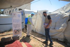جهود مستمرة لمكافحة نواقل الأمراض والقوارض في مراكز الإيواء بالشراكة مع (IOM)