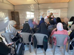 ورشات توعوية للأمهات حول سوء التغذية بالشراكة مع SOS فلسطين ودعم DRA