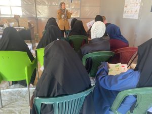 ورشات توعوية للأمهات حول سوء التغذية بالشراكة مع SOS فلسطين ودعم DRA