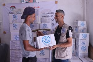 توزيع طرود أدوات المطبخ على الأسر المتضررة في شمال وجنوب غزة بالشراكة مع (IOM)