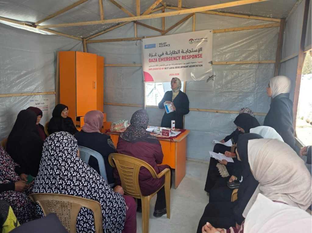 ورشات توعوية للأمهات حول سوء التغذية بالشراكة مع SOS فلسطين ودعم DRA