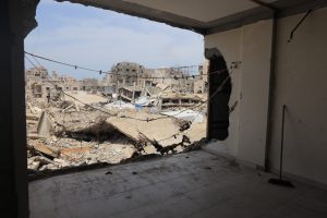 مشروع ترميم 300 منزل للعائلات المتضررة في مناطق شمال غزة بالشراكة مع (IOM)